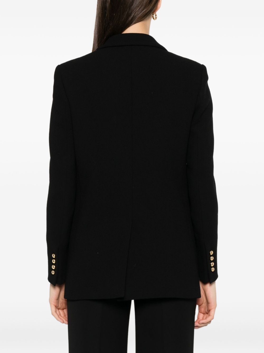 Blazer doppiopetto Resolute in nero 