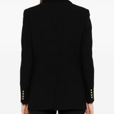 Blazer doppiopetto Resolute in nero 