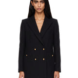 Blazer doppiopetto Resolute in nero 