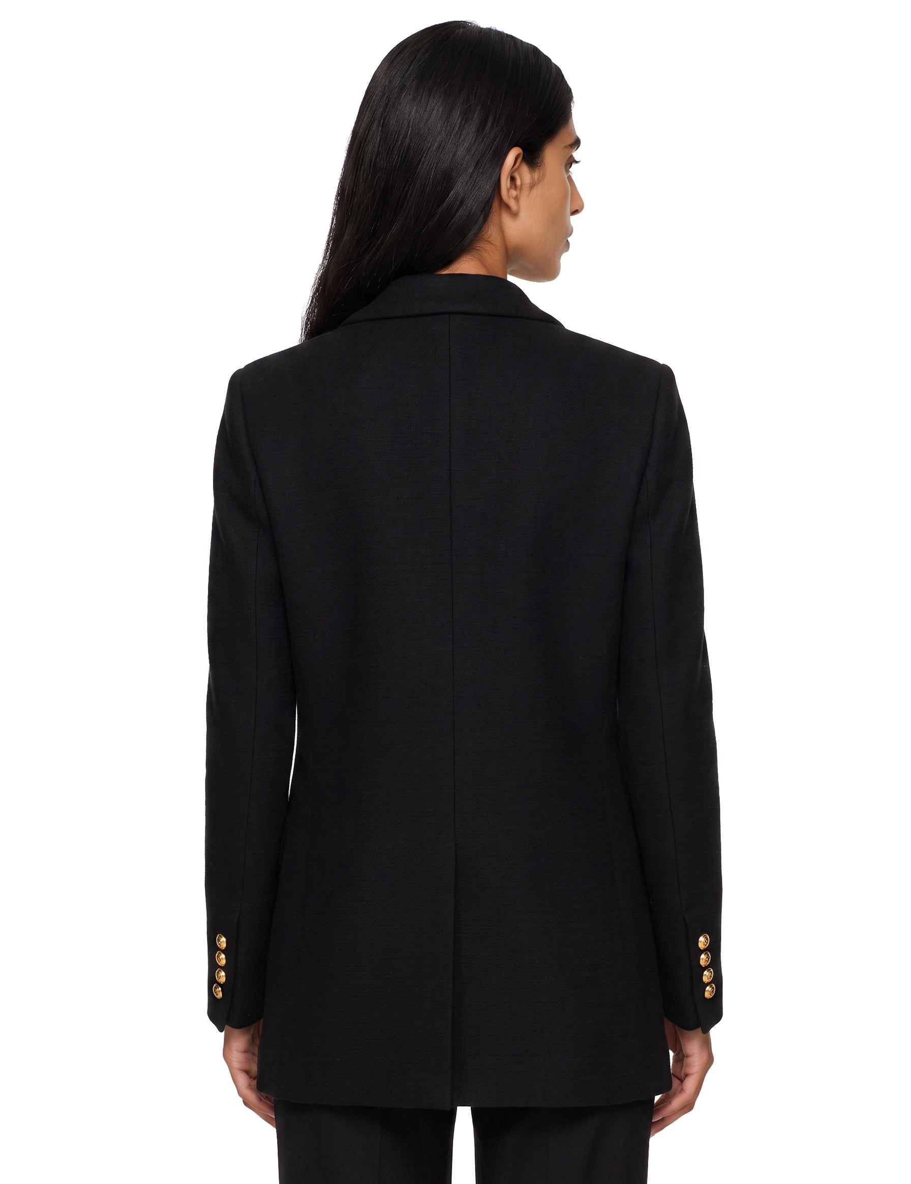 Blazer doppiopetto Resolute in nero 