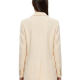 Blazer doppiopetto Resolute in bianco 