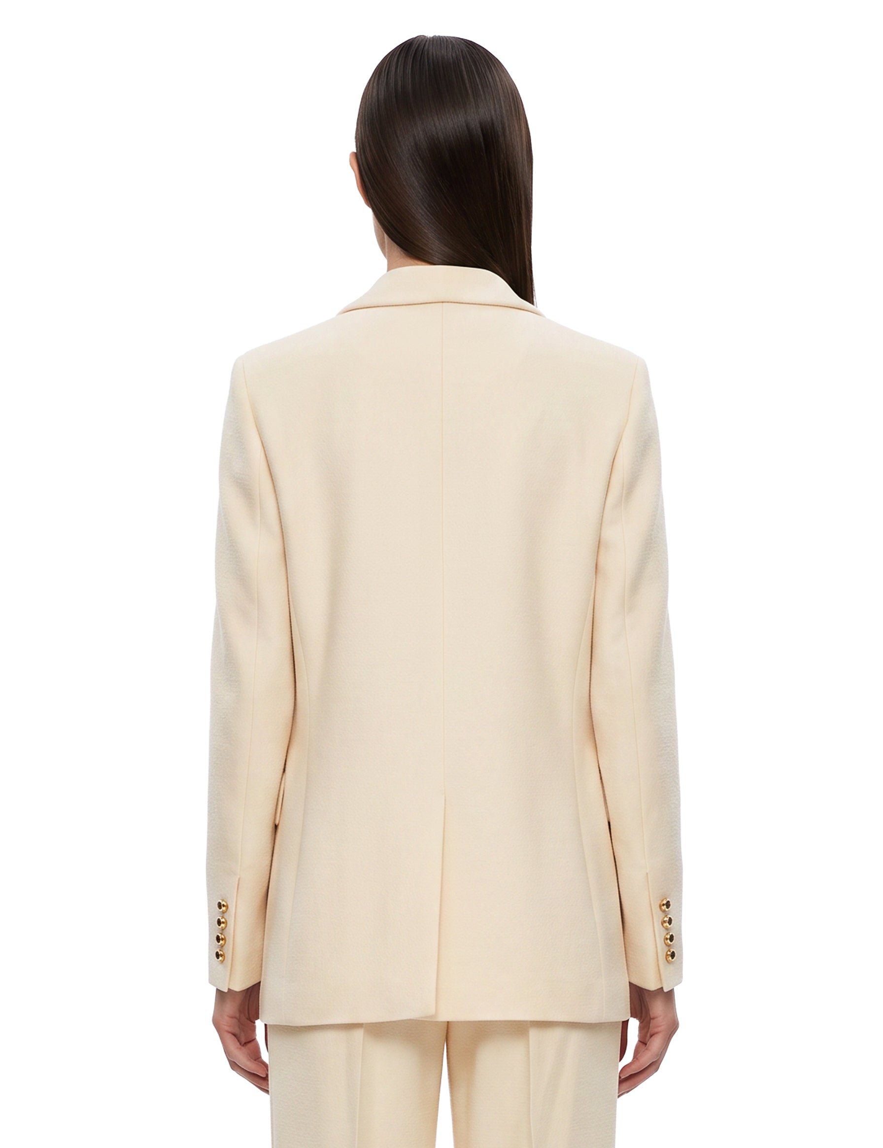 Blazer doppiopetto Resolute in bianco 