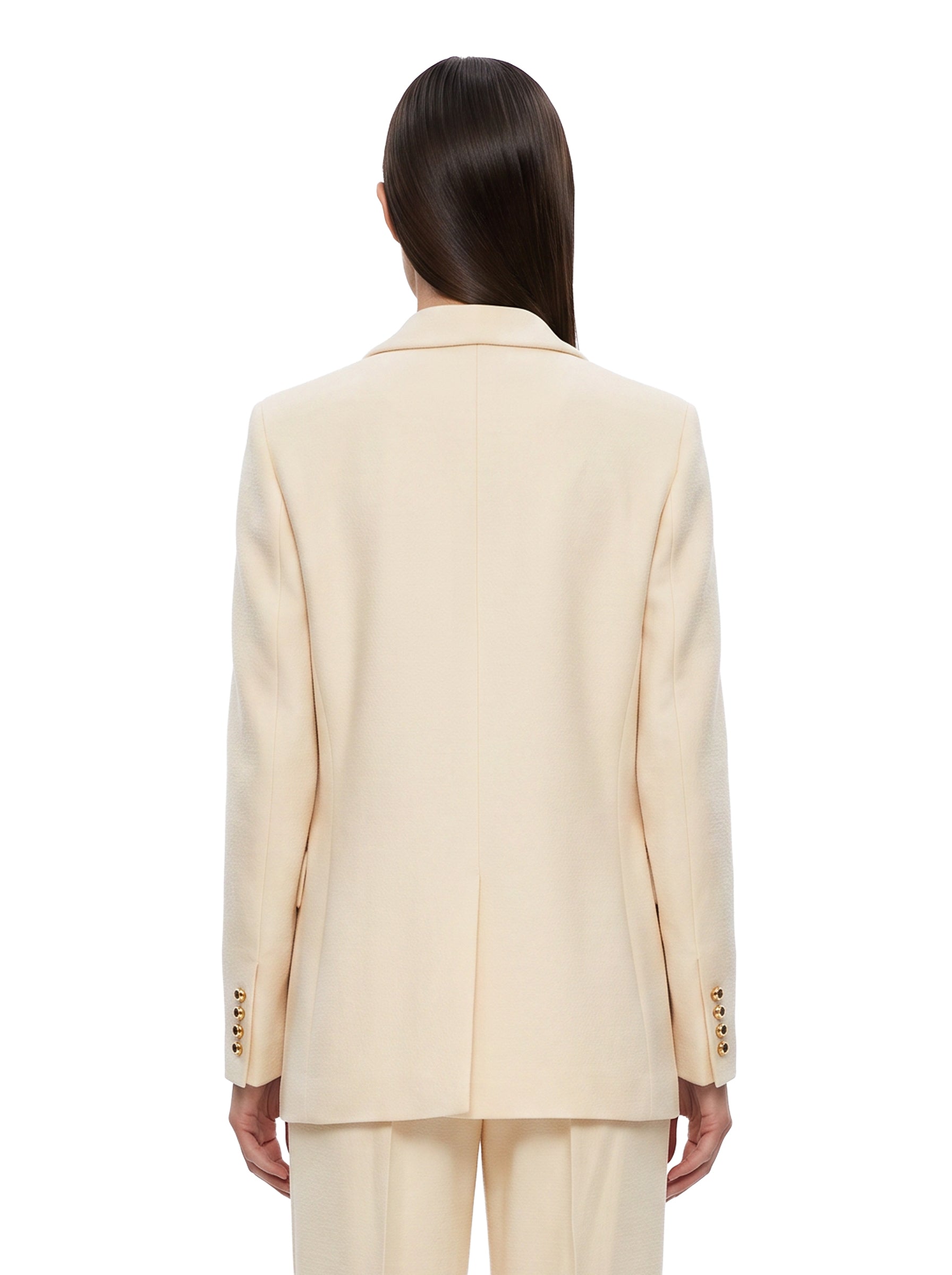 Blazer doppiopetto Resolute in bianco 
