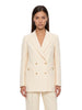 Resolute double-breasted blazer in white