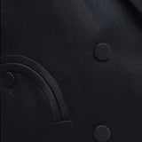 Blazer doppiopetto con revers a lancia in blu 