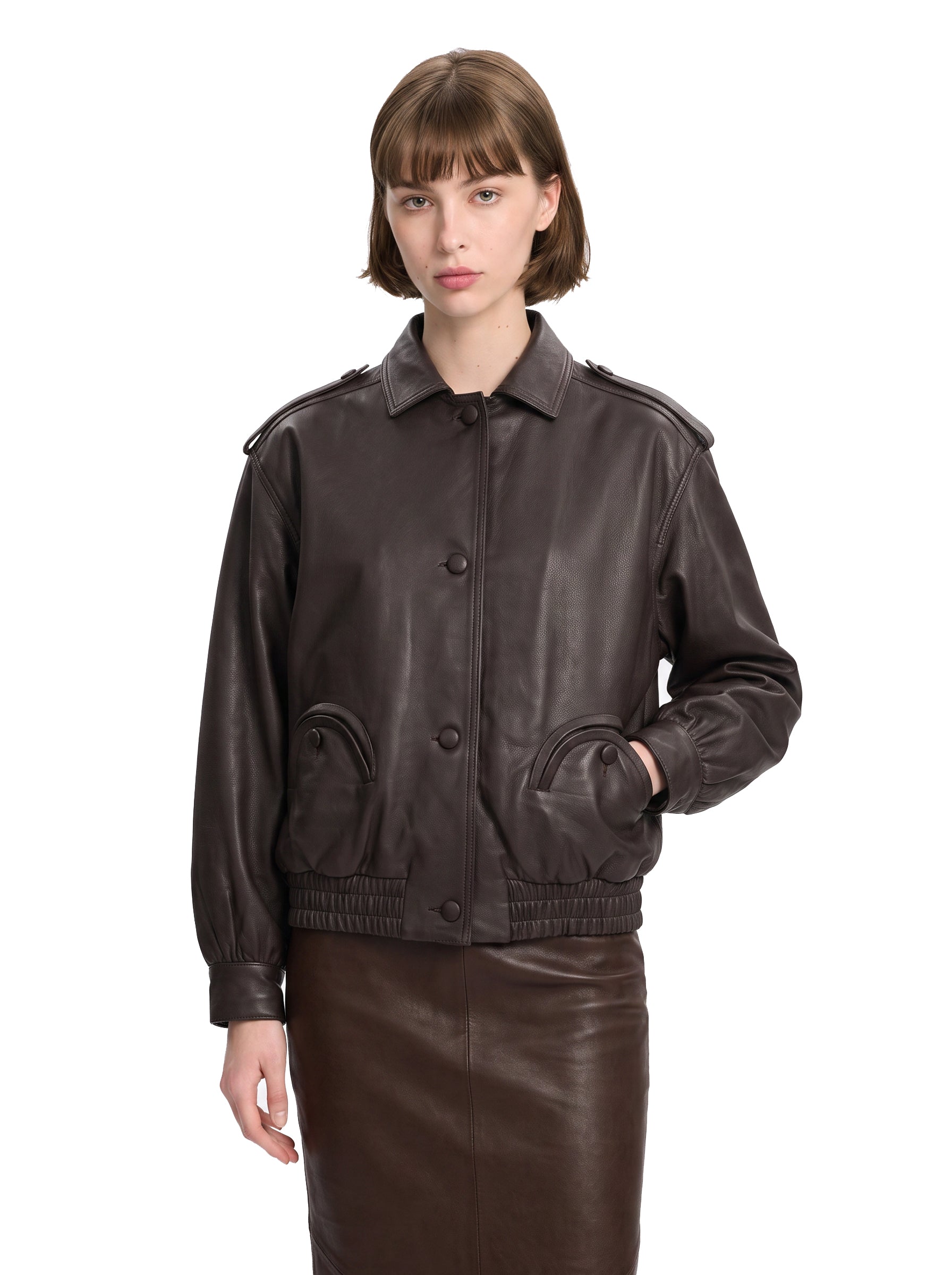 Giacca Ares Charlie  in marrone 