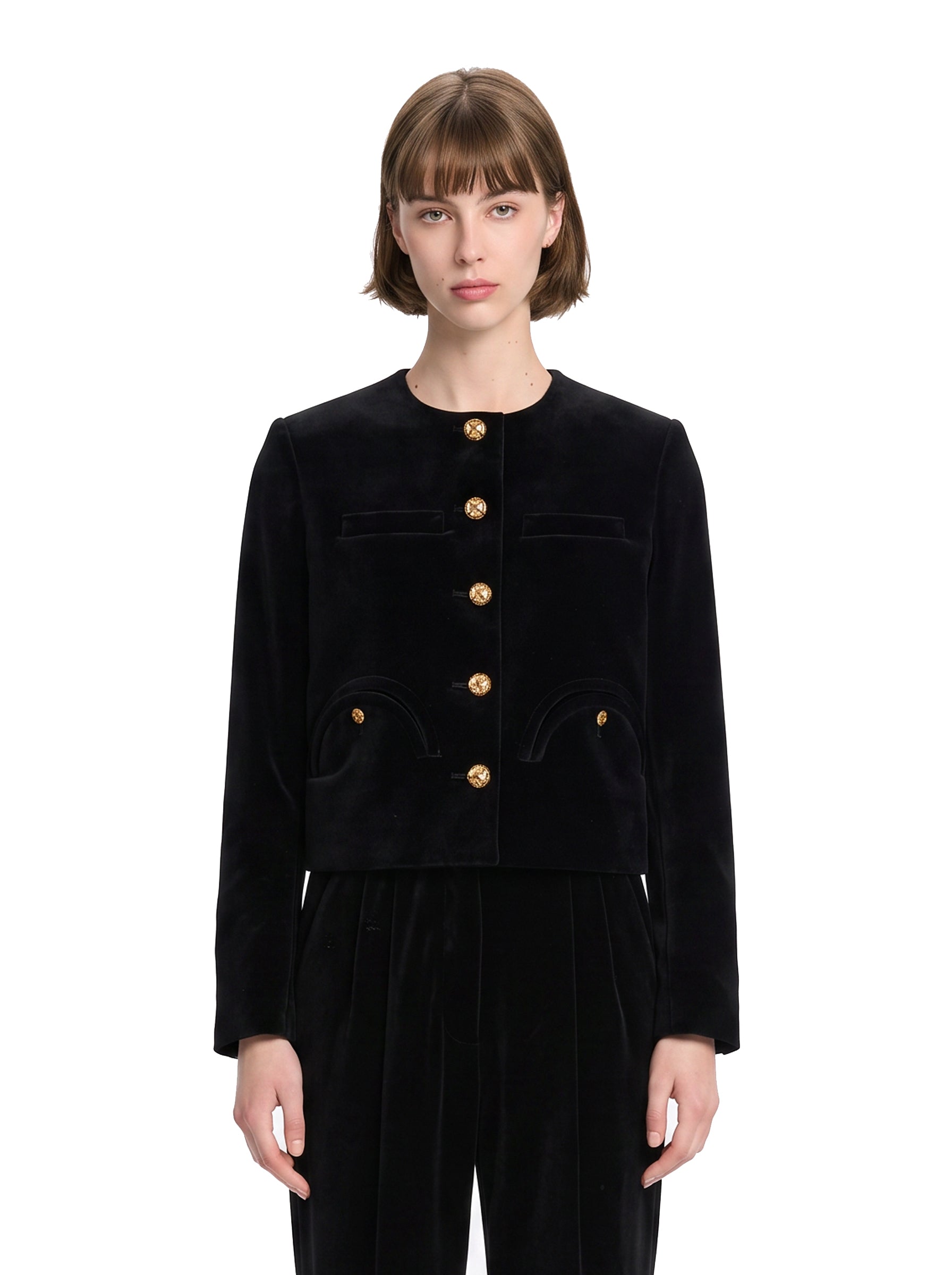 Blazer monopetto in nero 