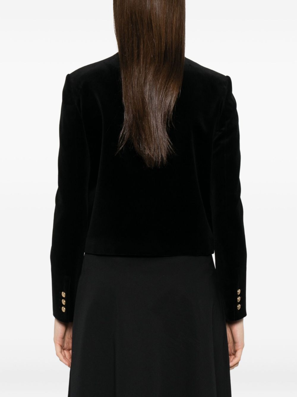 Blazer monopetto in nero 