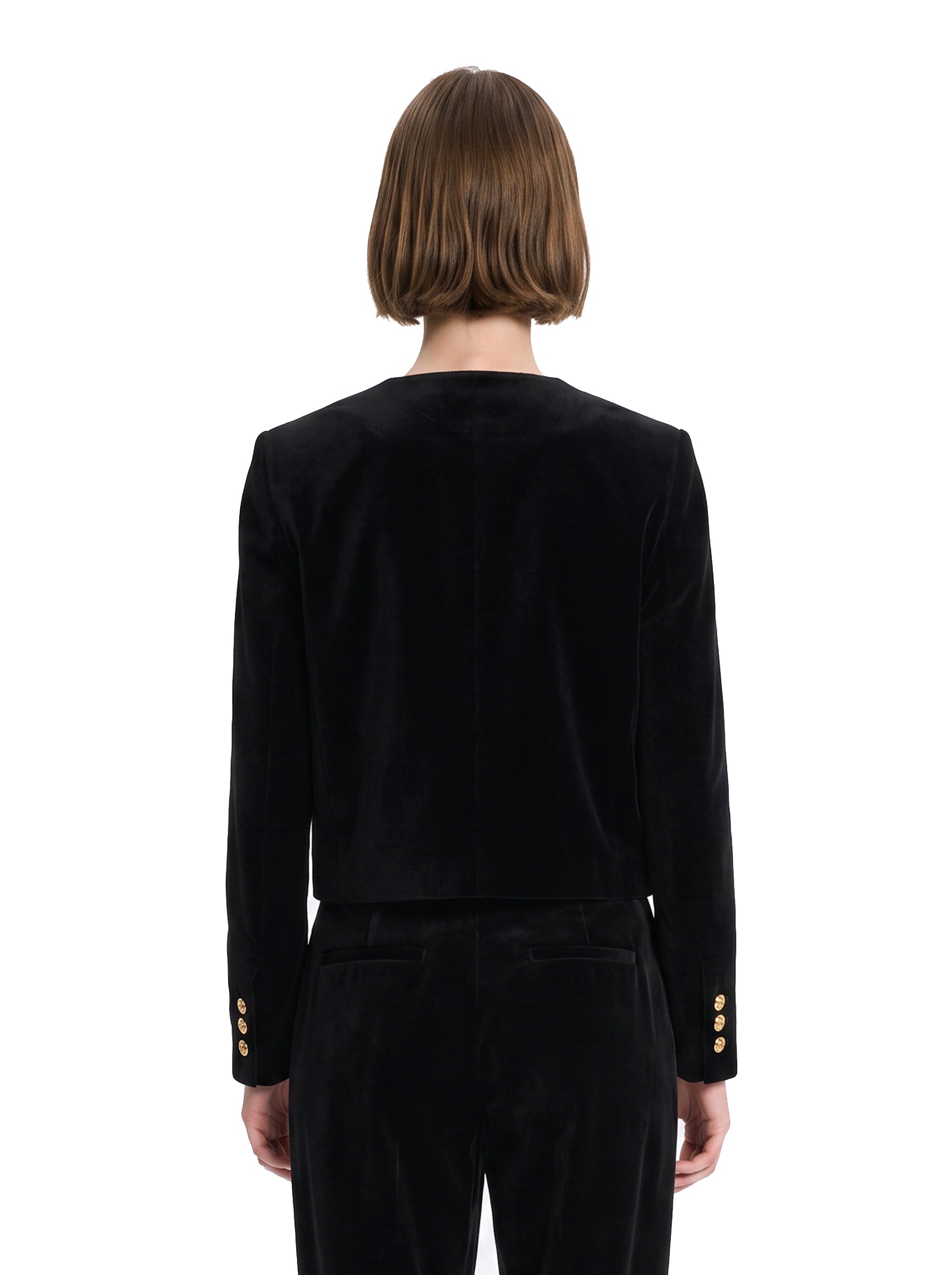 Blazer monopetto in nero 
