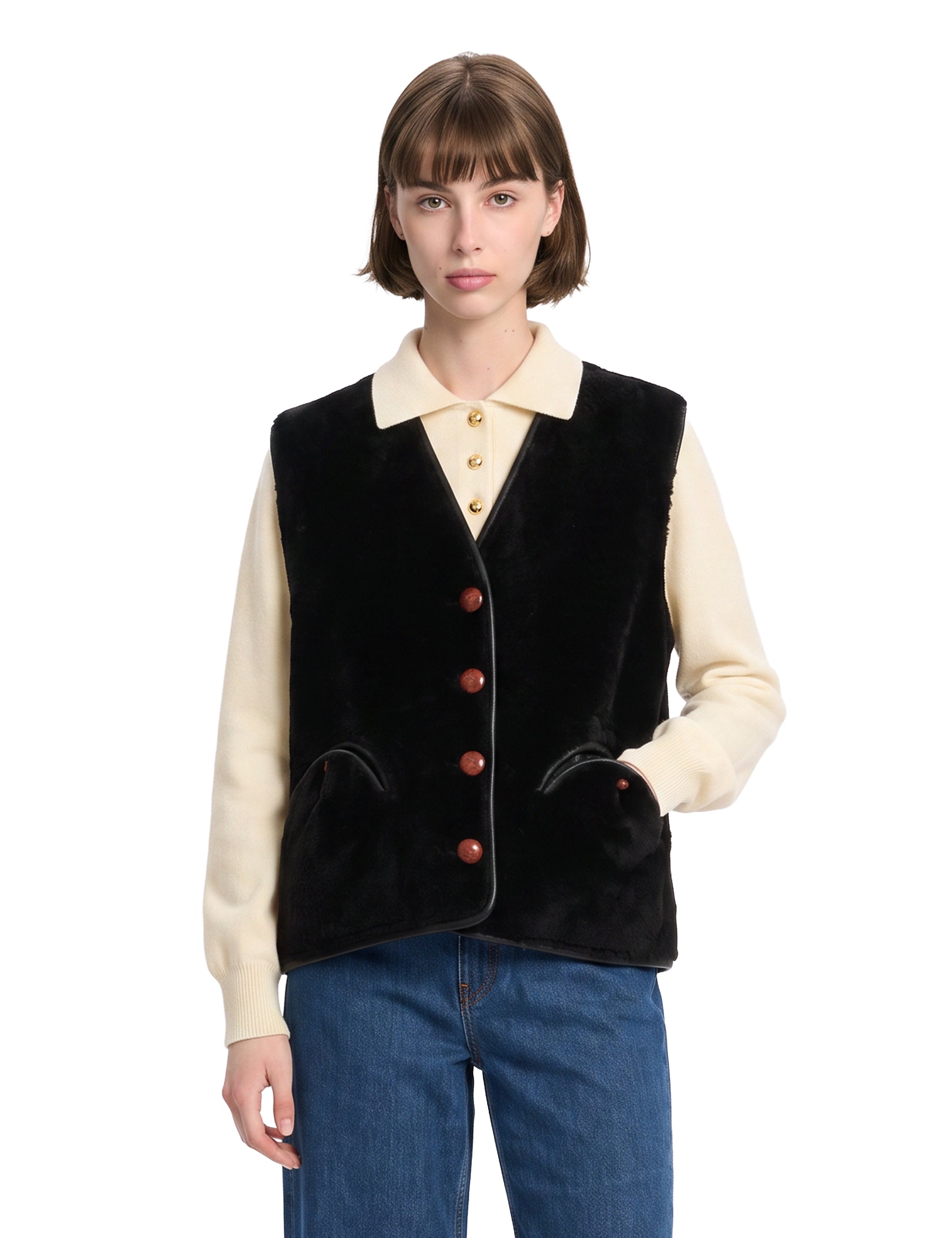 Gilet Tatoosh Gliss in nero 