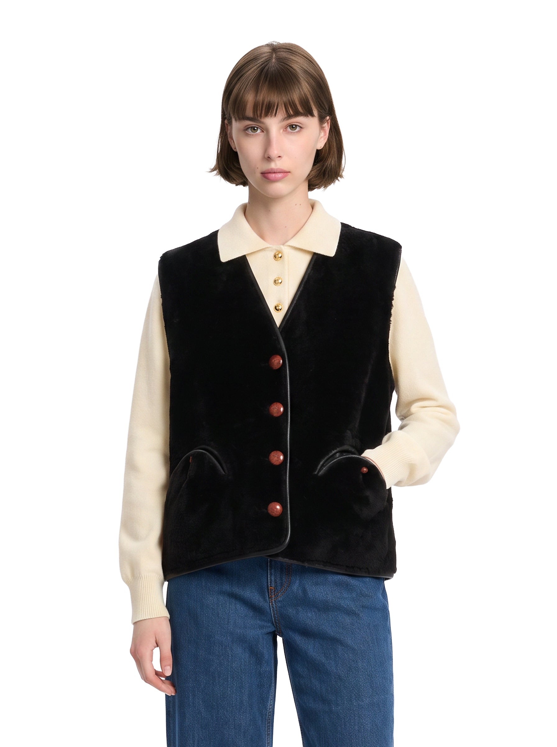 Gilet Tatoosh Gliss in nero 