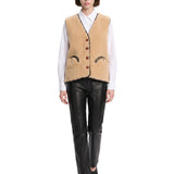 Gilet Tatoosh Gliss in beige 
