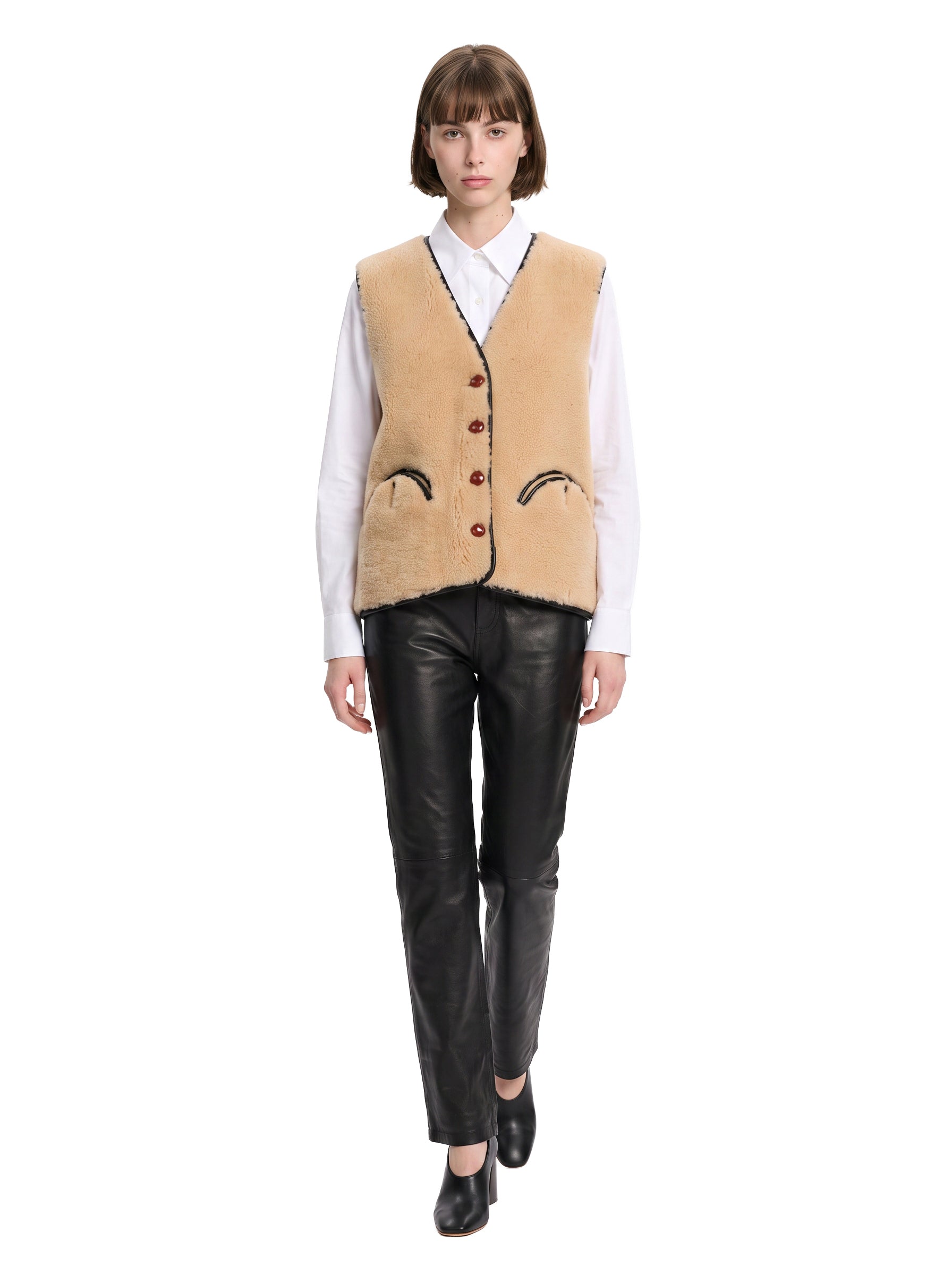 Gilet Tatoosh Gliss in beige 