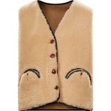 Gilet Tatoosh Gliss in beige 