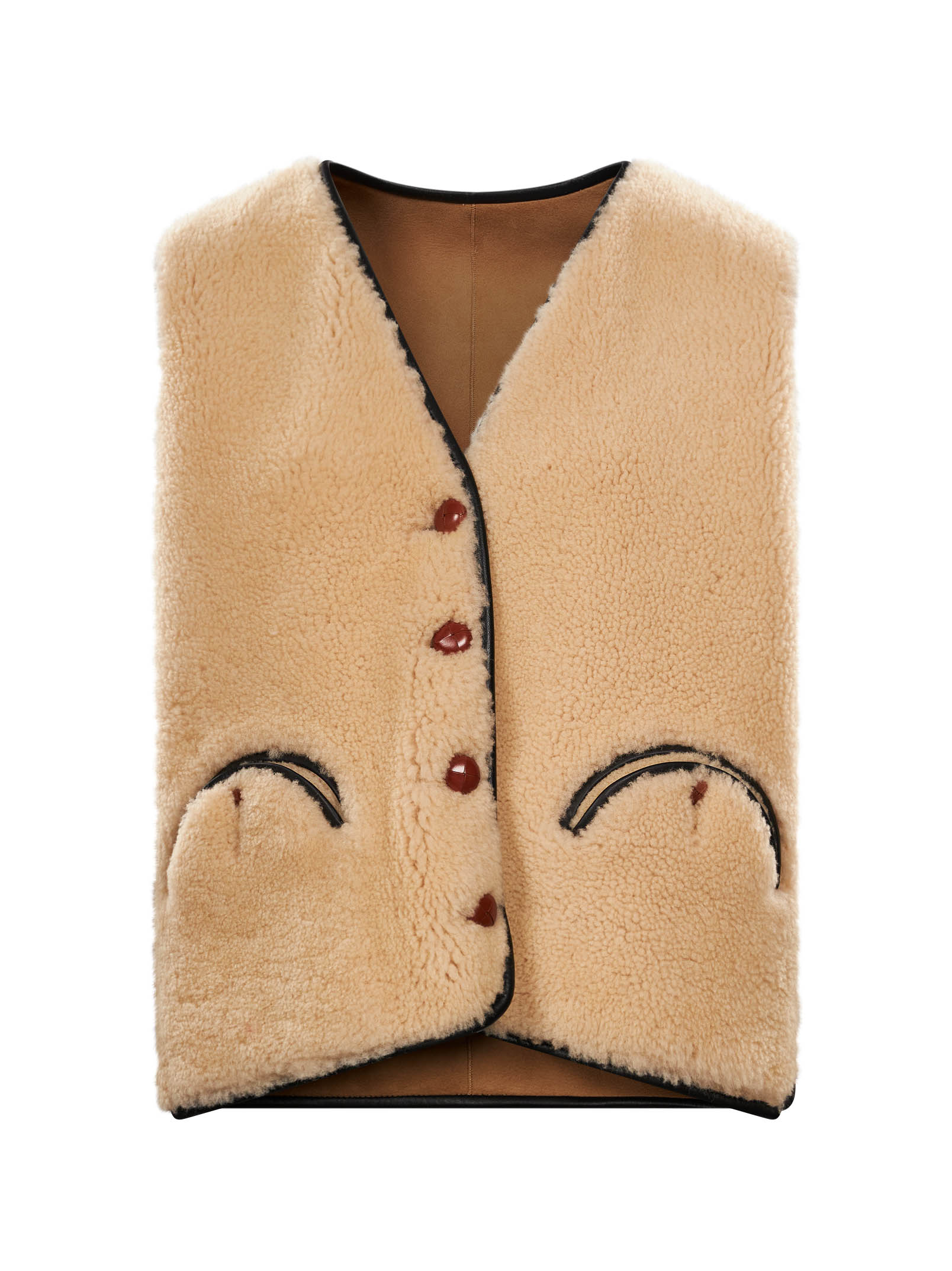 Gilet Tatoosh Gliss in beige 
