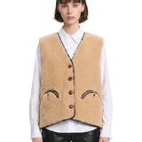Gilet Tatoosh Gliss in beige 