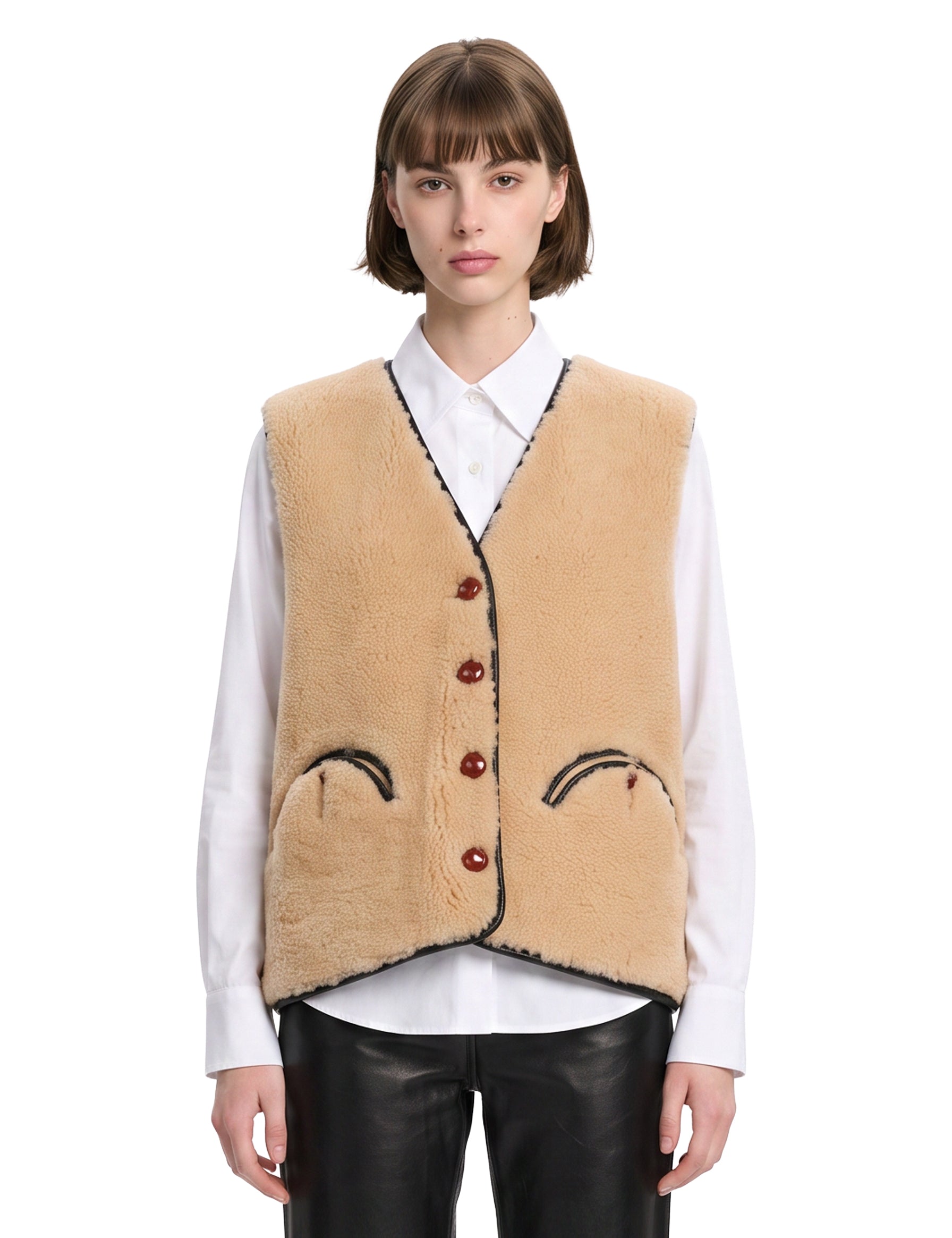 Gilet Tatoosh Gliss in beige 
