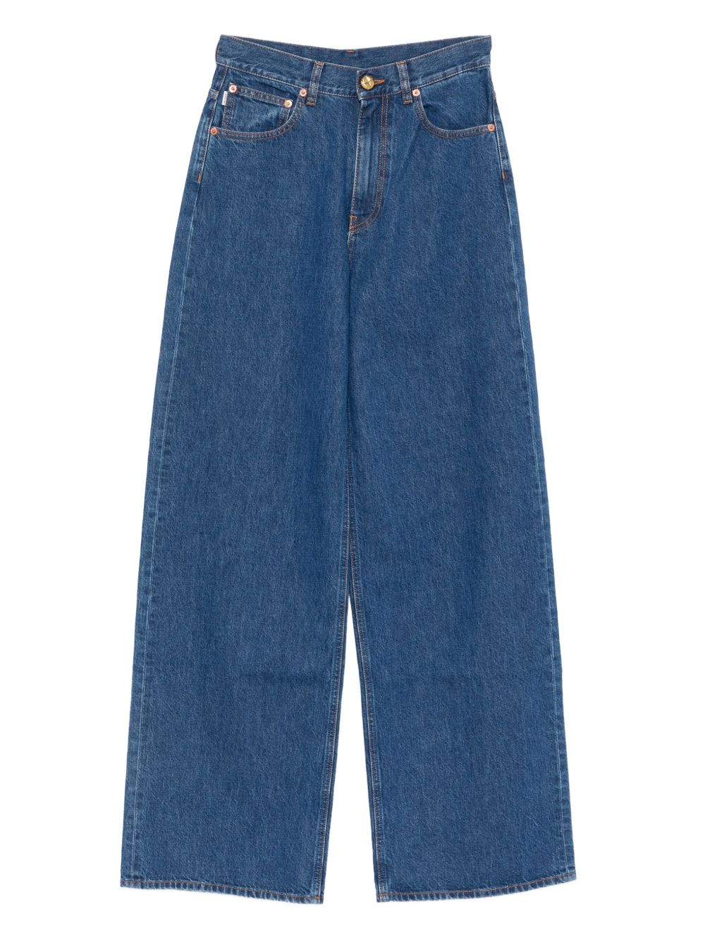 Jeans a gamba ampia Nariida in blu 