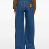 Jeans a gamba ampia Nariida in blu 