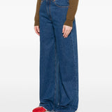 Jeans a gamba ampia Nariida in blu 