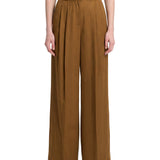 Pantaloni palazzo Novalis in marrone 