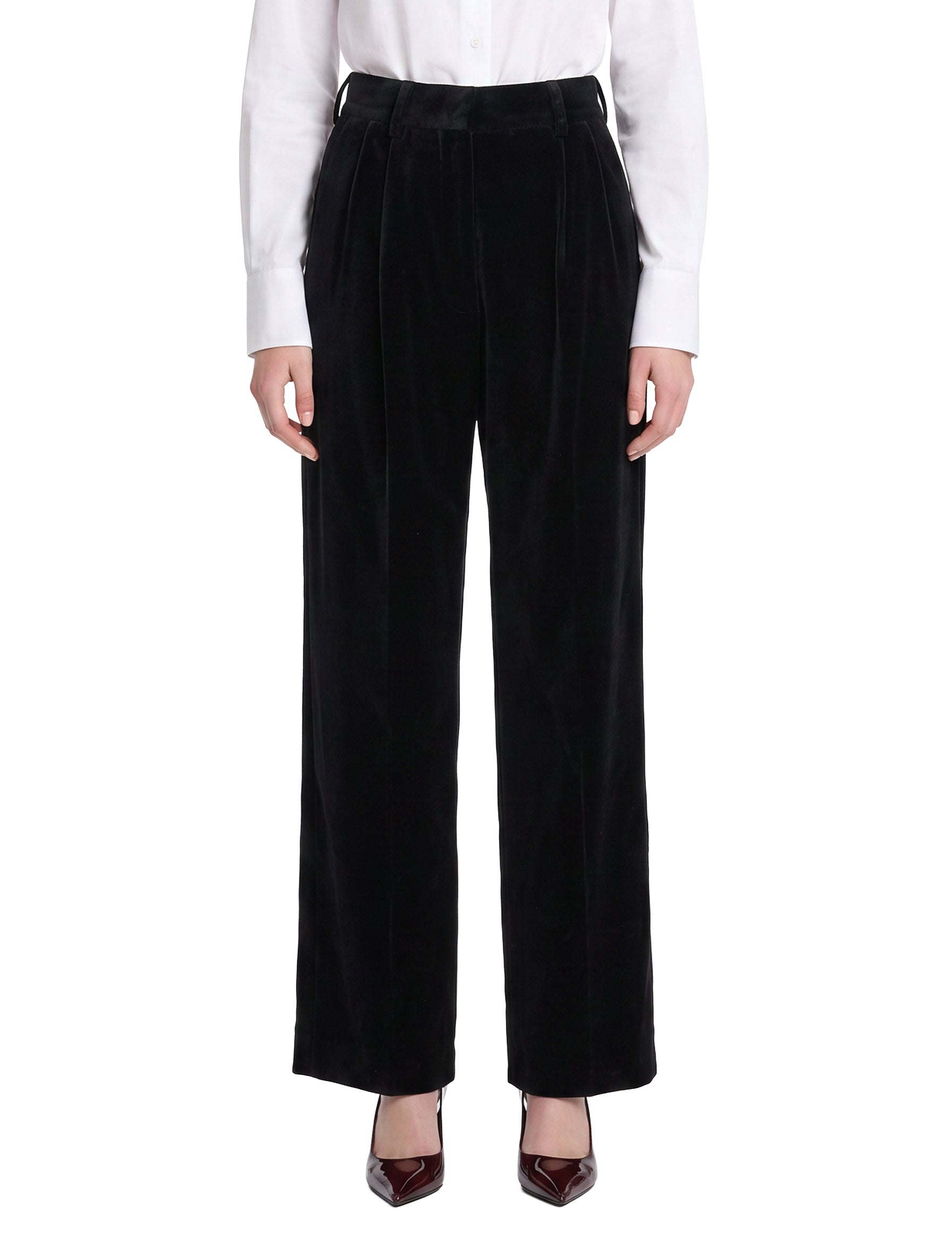 Pantaloni Jeaulosy Fox in nero 