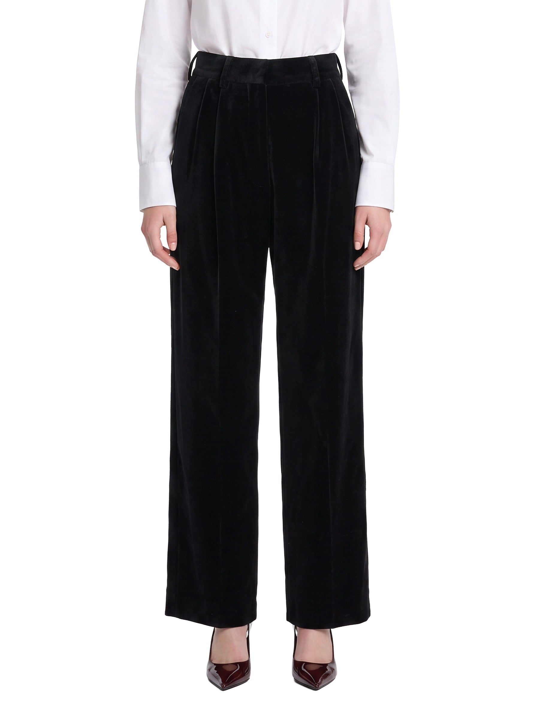 Pantaloni Jeaulosy Fox in nero 