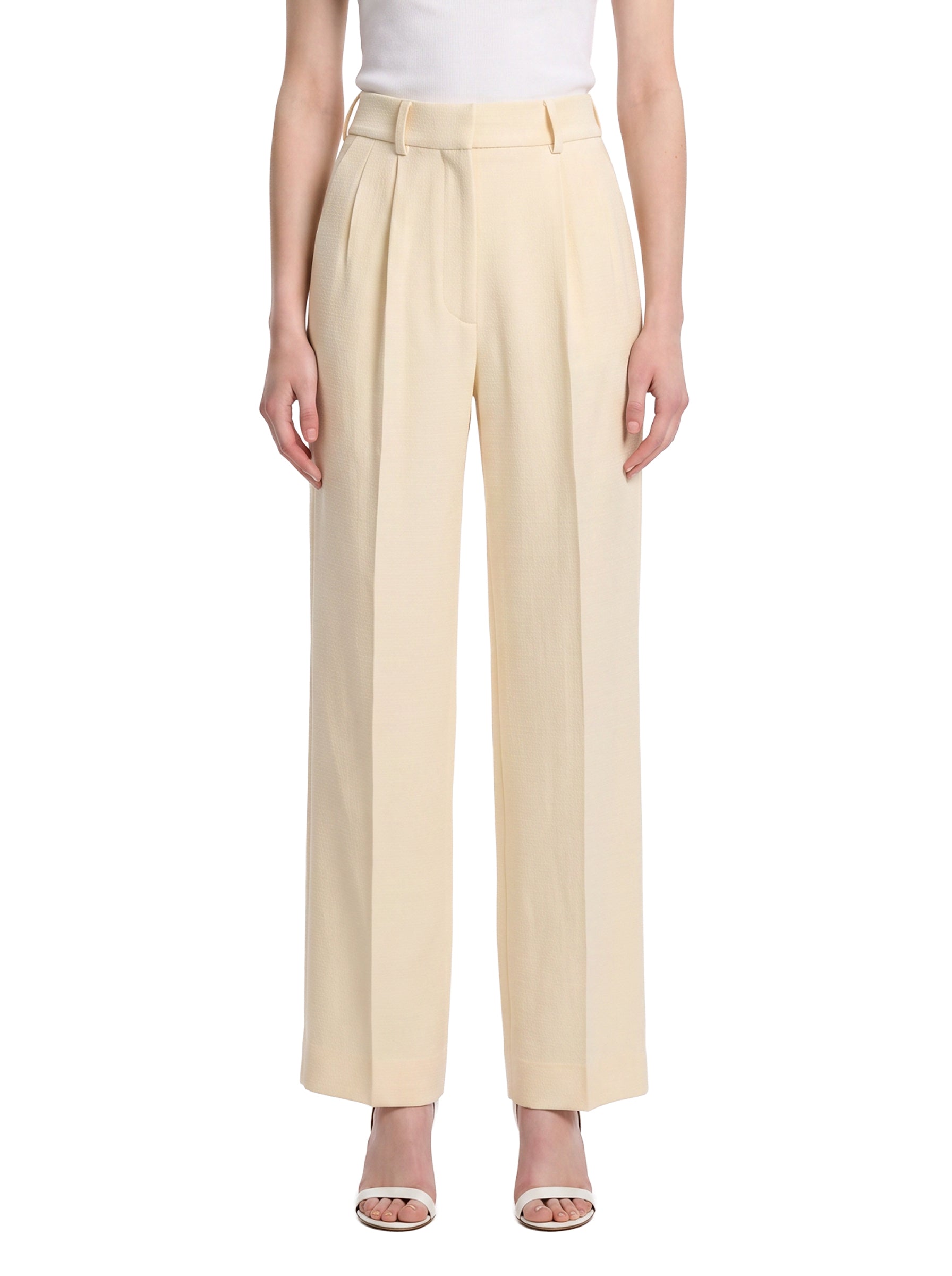 Pantaloni resolute in bianco 