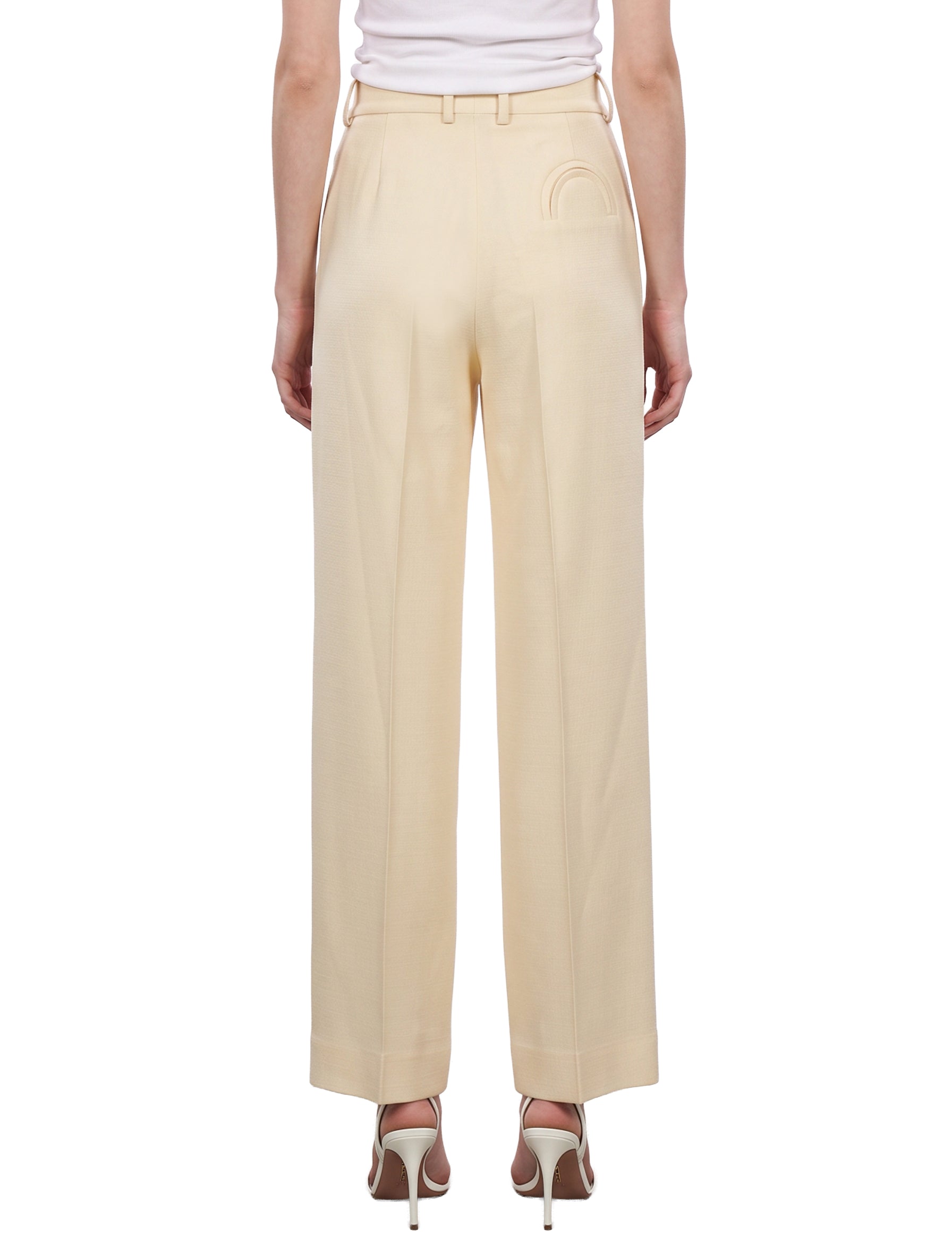 Pantaloni resolute in bianco 