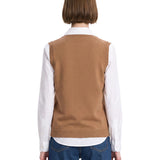 Gilet Highland in beige 