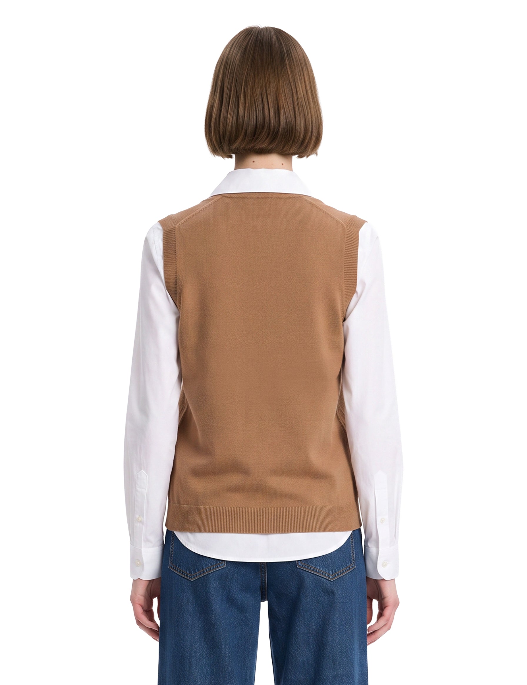 Gilet Highland in beige 