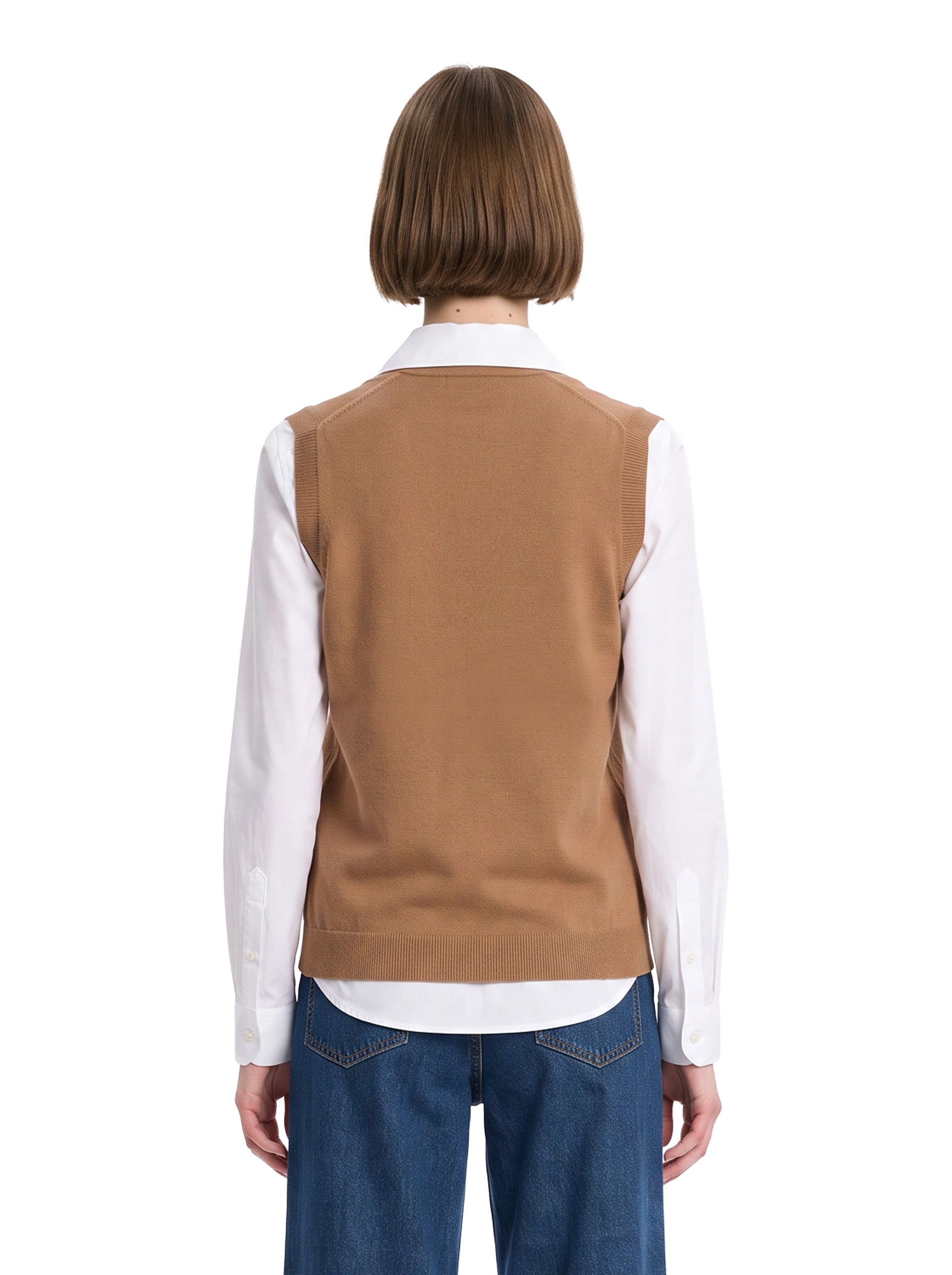 Gilet Highland in beige 
