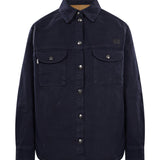 Camicia Berber con tasche in blu 