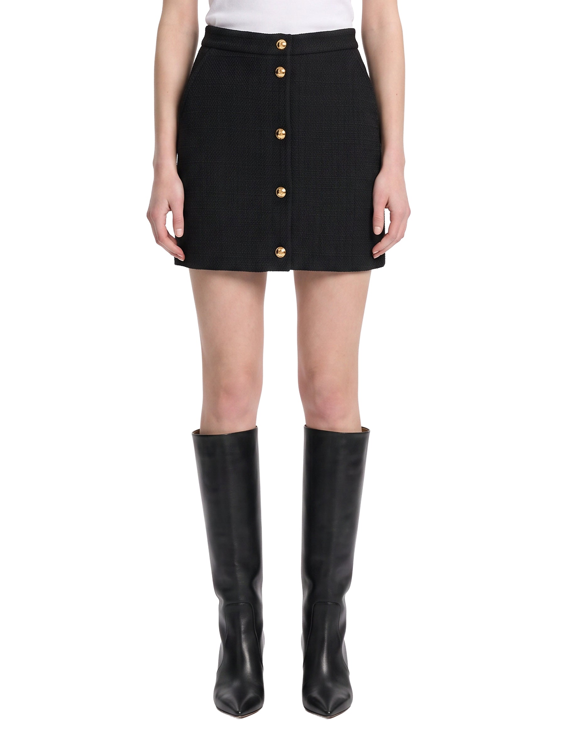 Gonna mini Missy Appaloosa in nero 