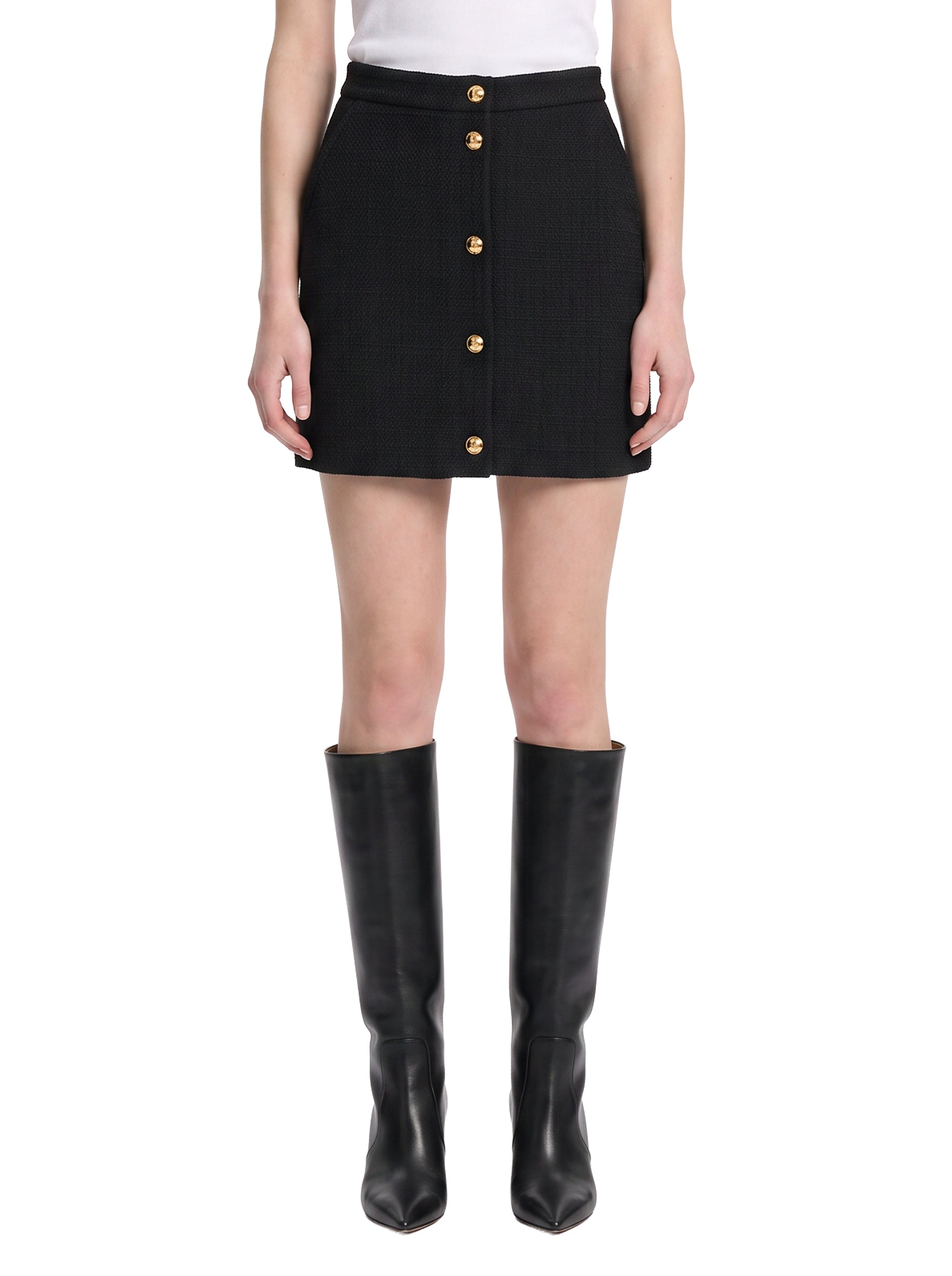Gonna mini Missy Appaloosa in nero 