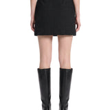 Gonna mini Missy Appaloosa in nero 