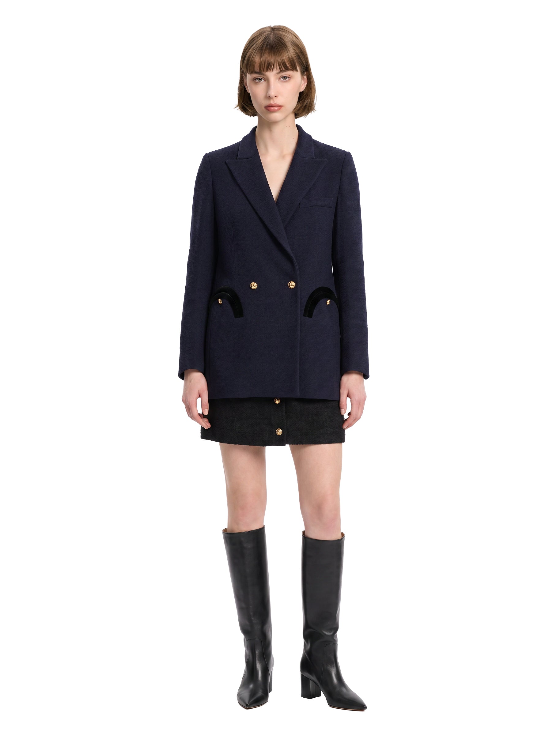 Gonna mini Missy Appaloosa in nero 