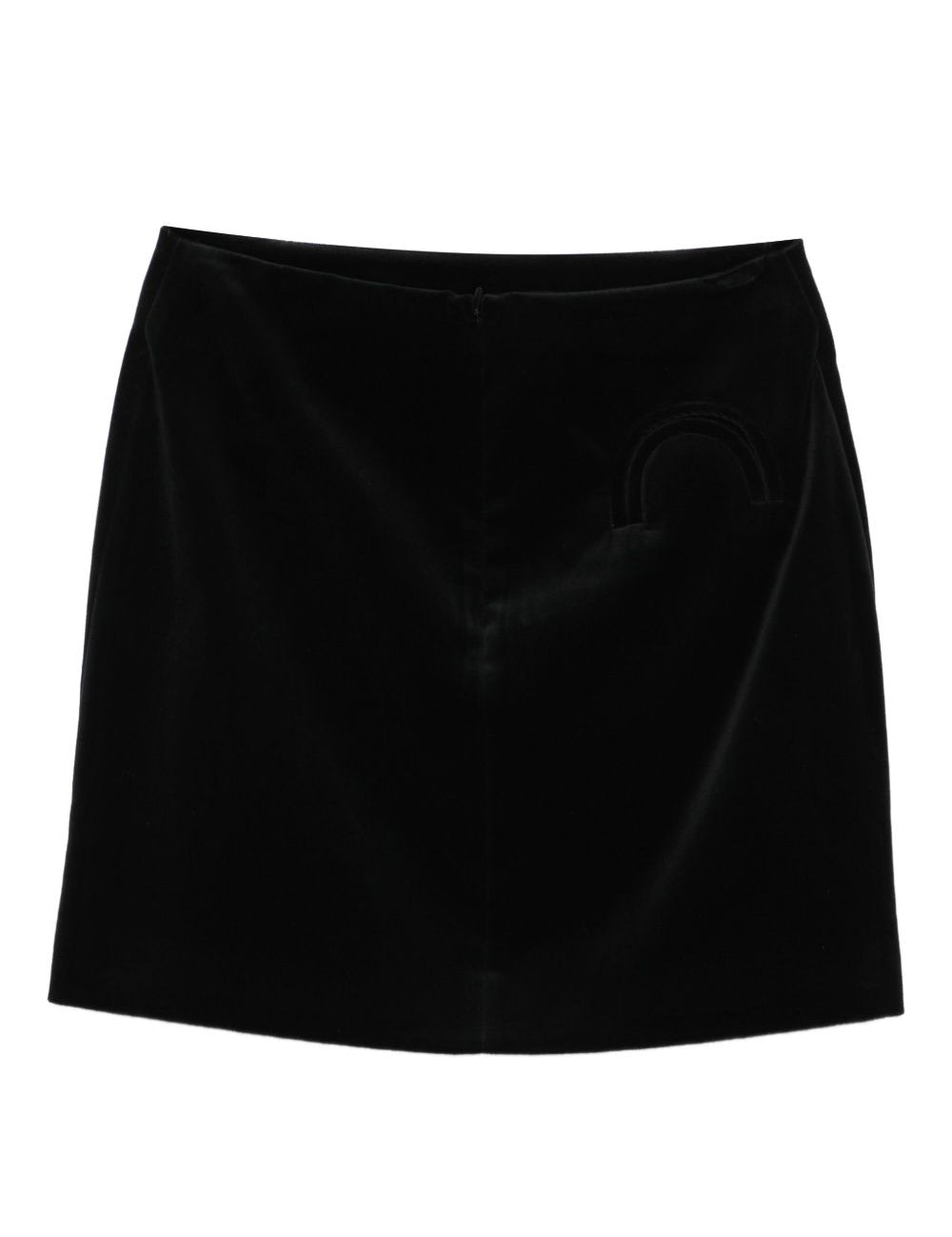 Minigonna svasata in nero 