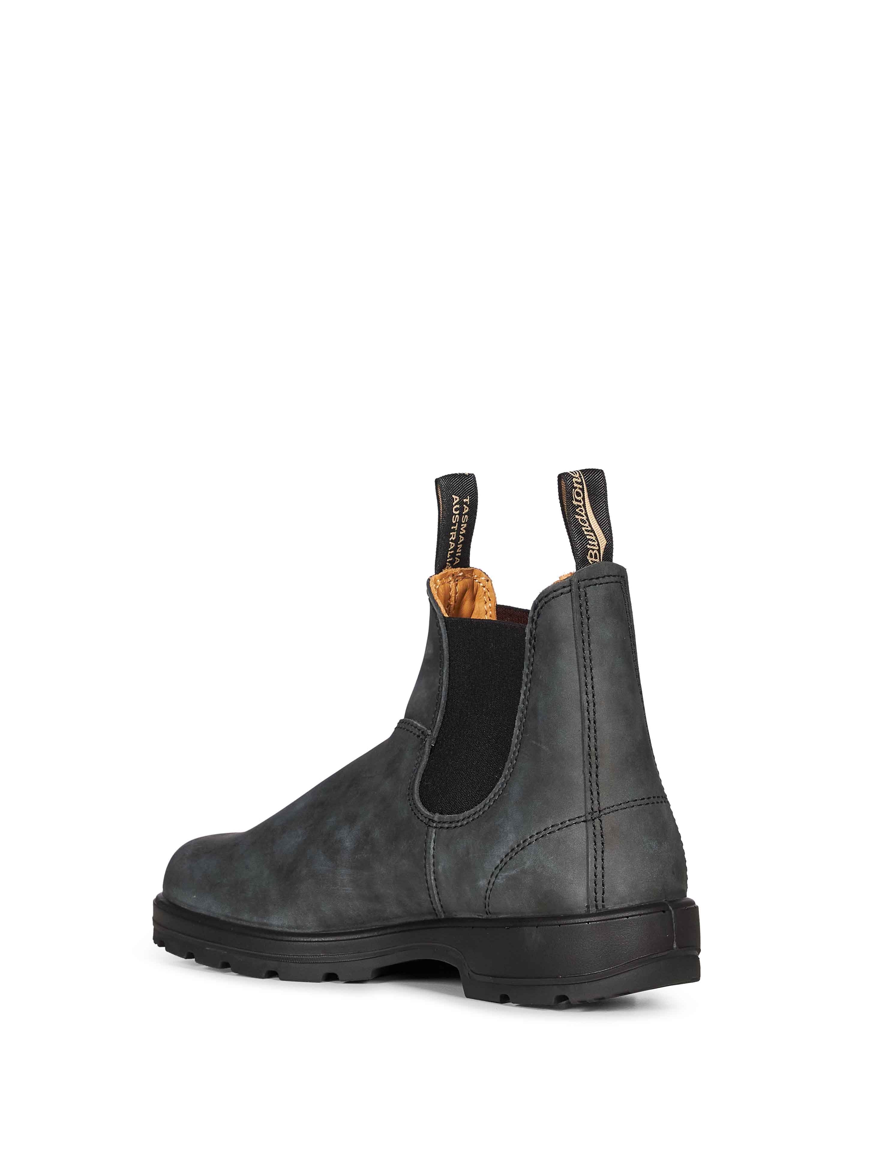 Stivaletti 587 in nero rustico 