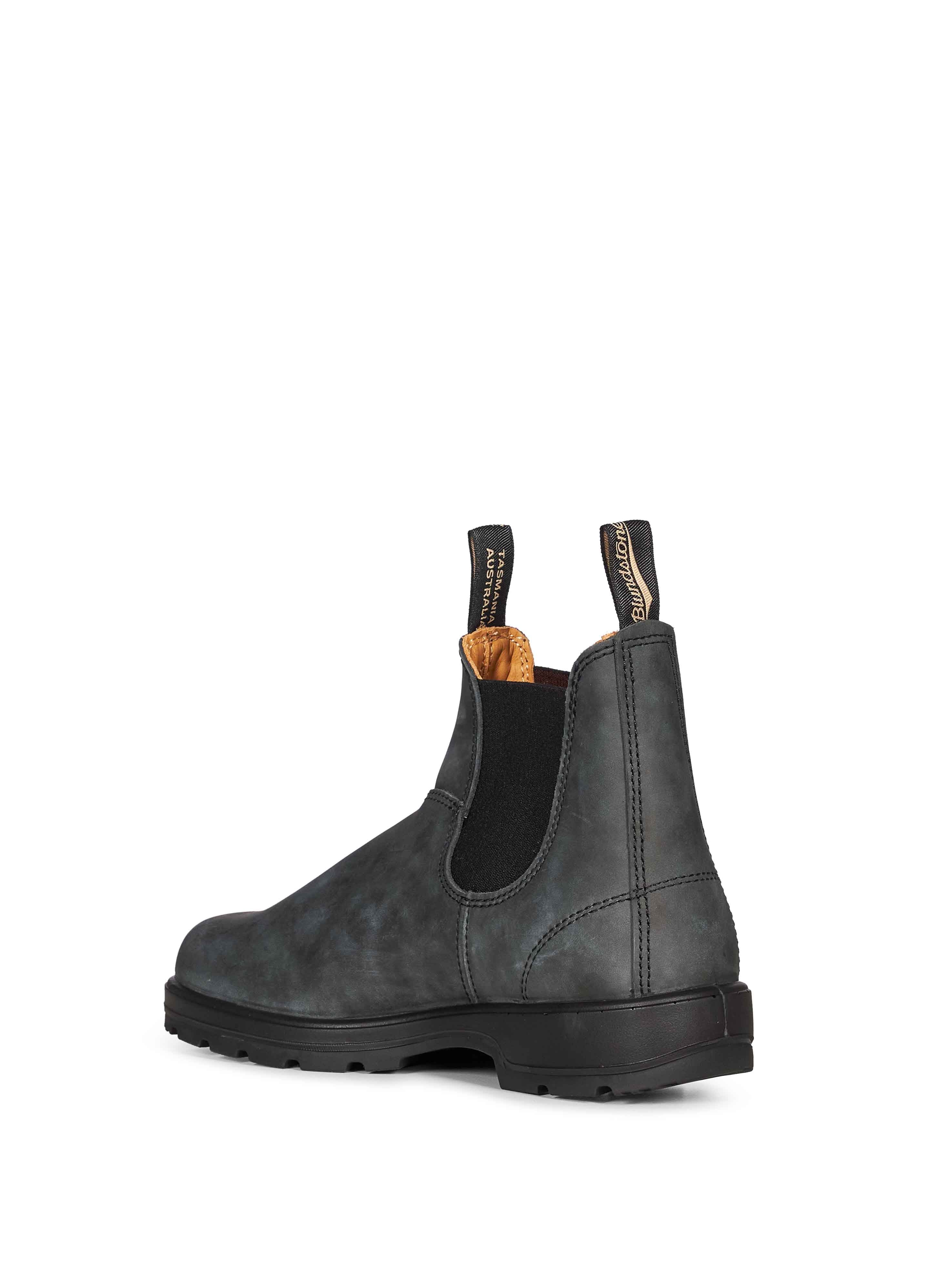 Stivaletti 587 in nero rustico 