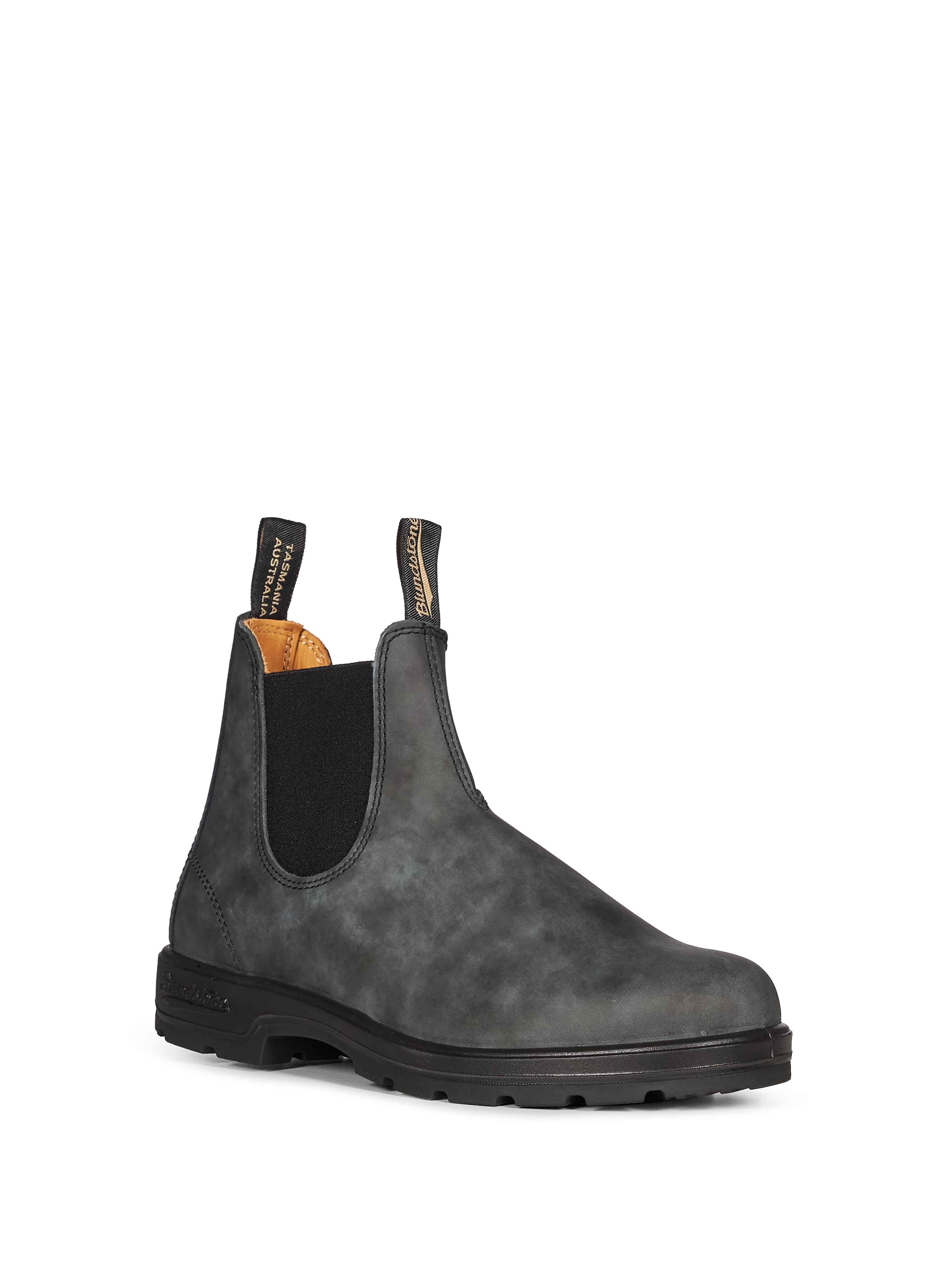 Stivaletti 587 in nero rustico 