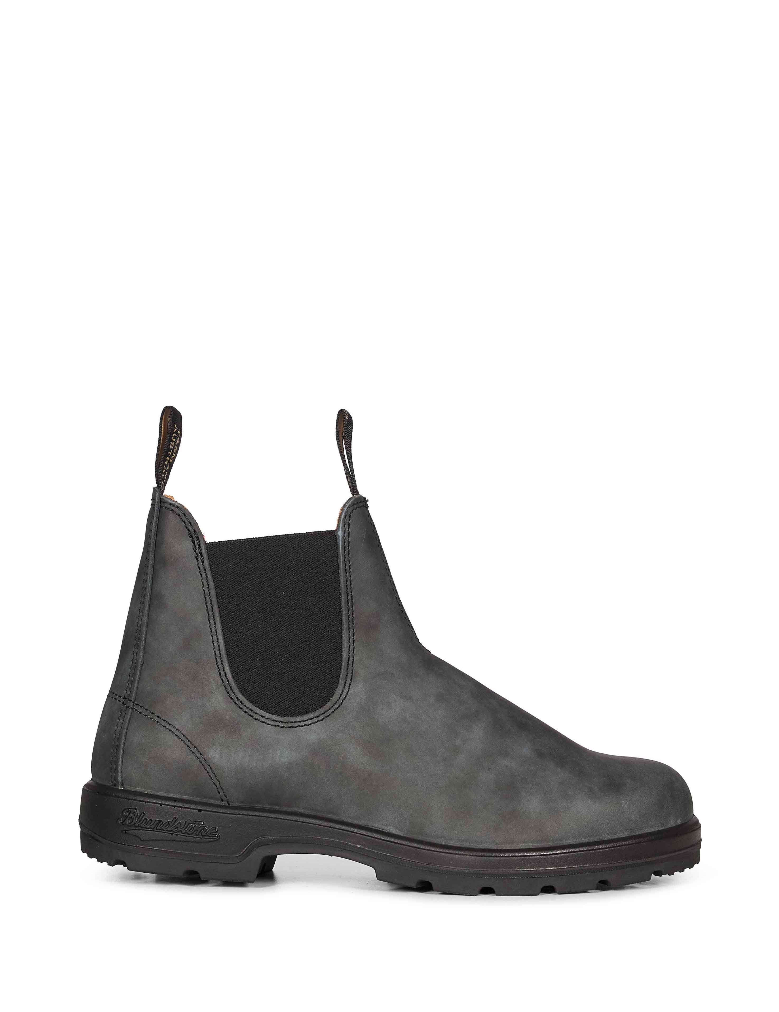 Stivaletti 587 in nero rustico 