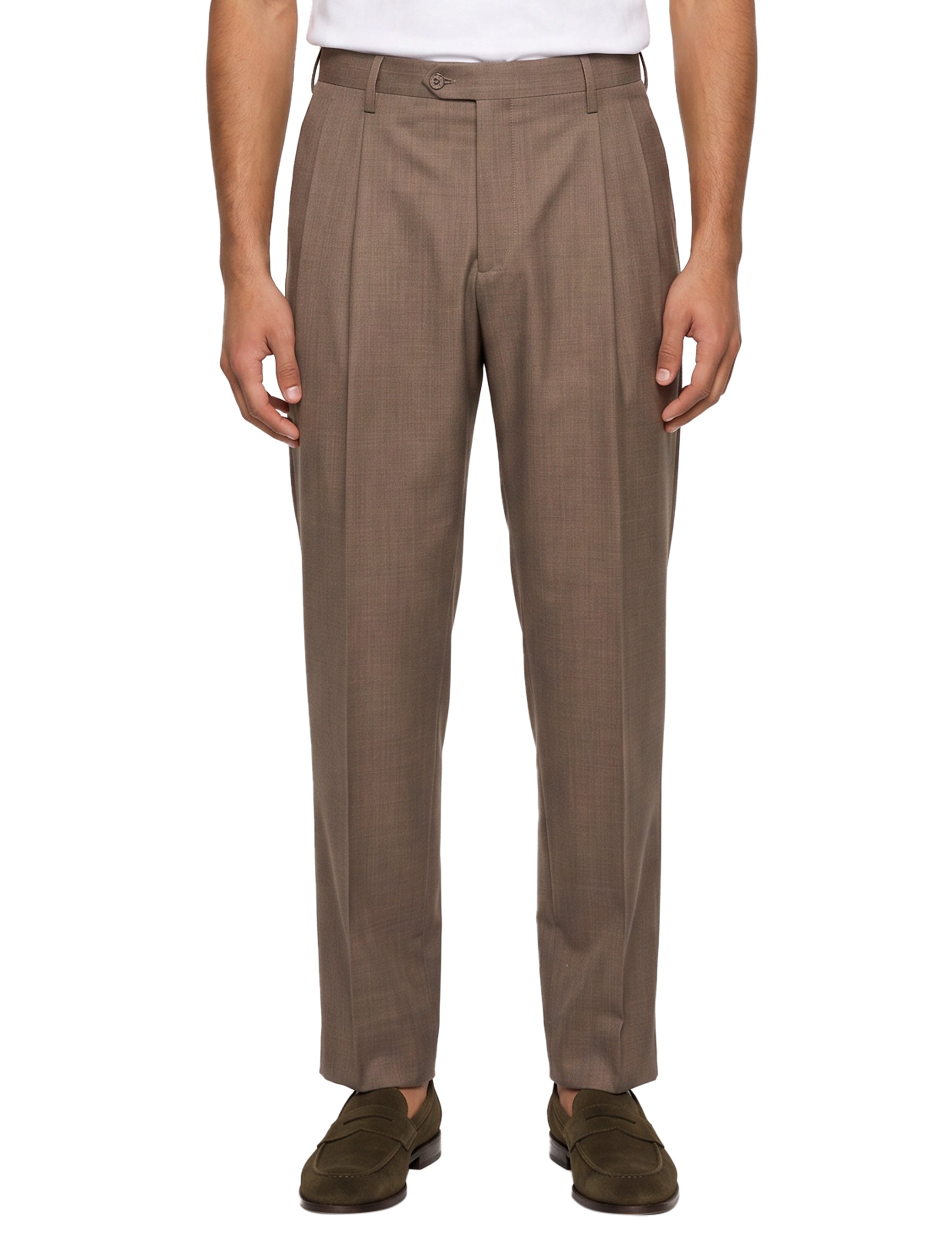 Pantaloni Arno in marrone chiaro 