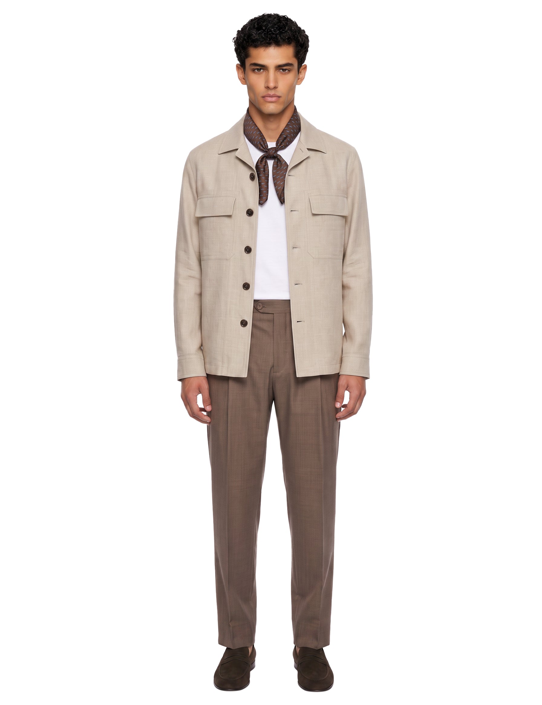 Pantaloni Arno in marrone chiaro 