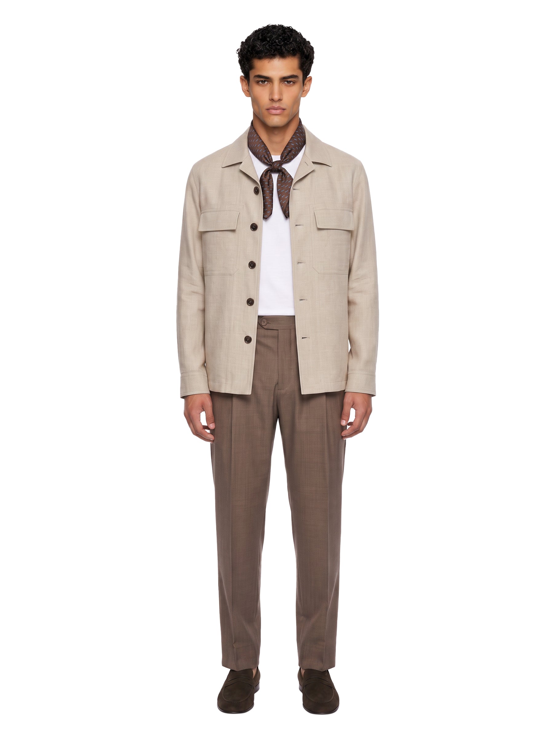 Pantaloni Arno in marrone chiaro 