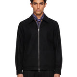 Giacca Bill con zip in nero 