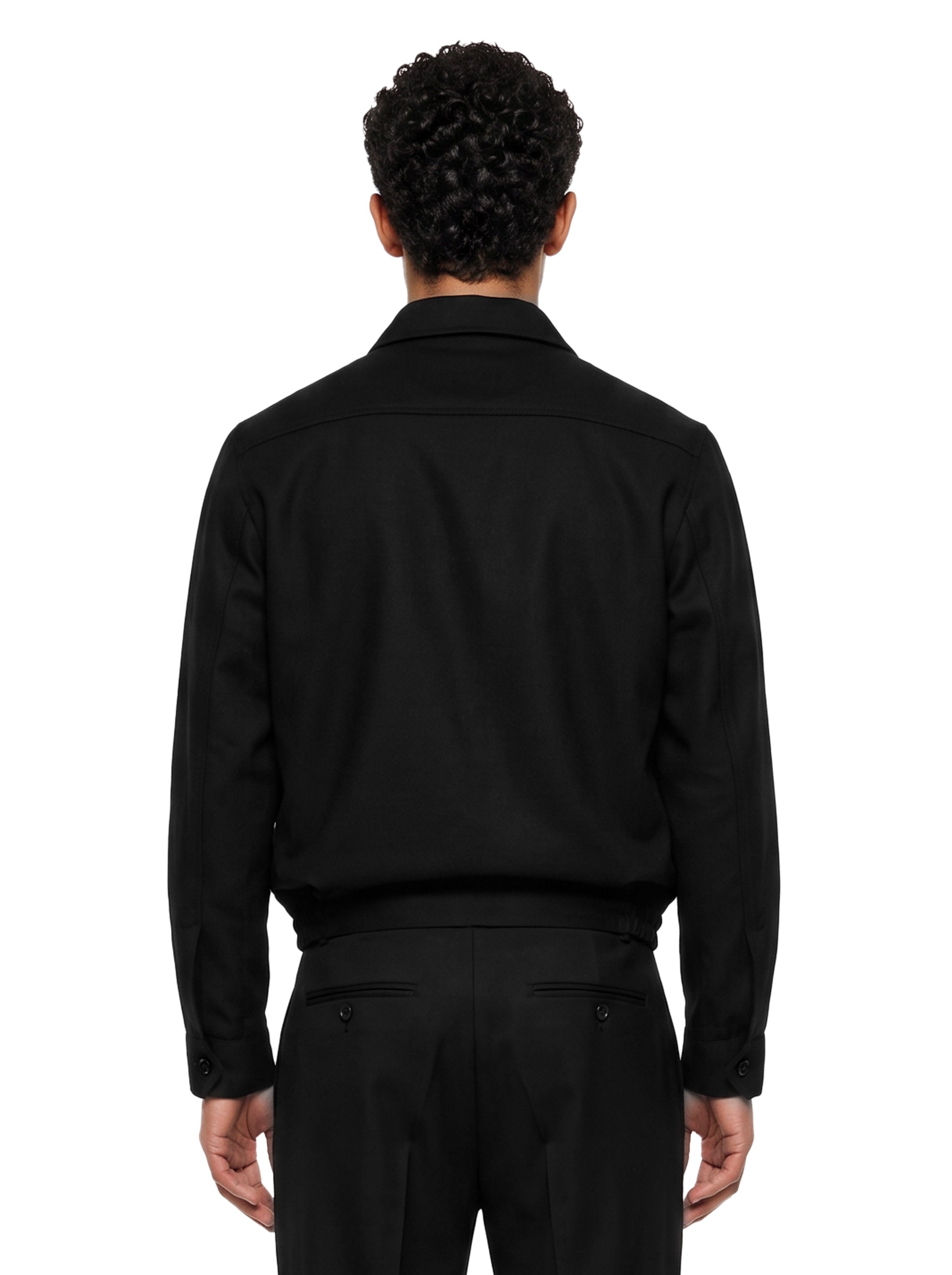 Giacca Bill con zip in nero 