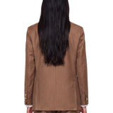 Giacca doppiopetto Blanchette in marrone 
