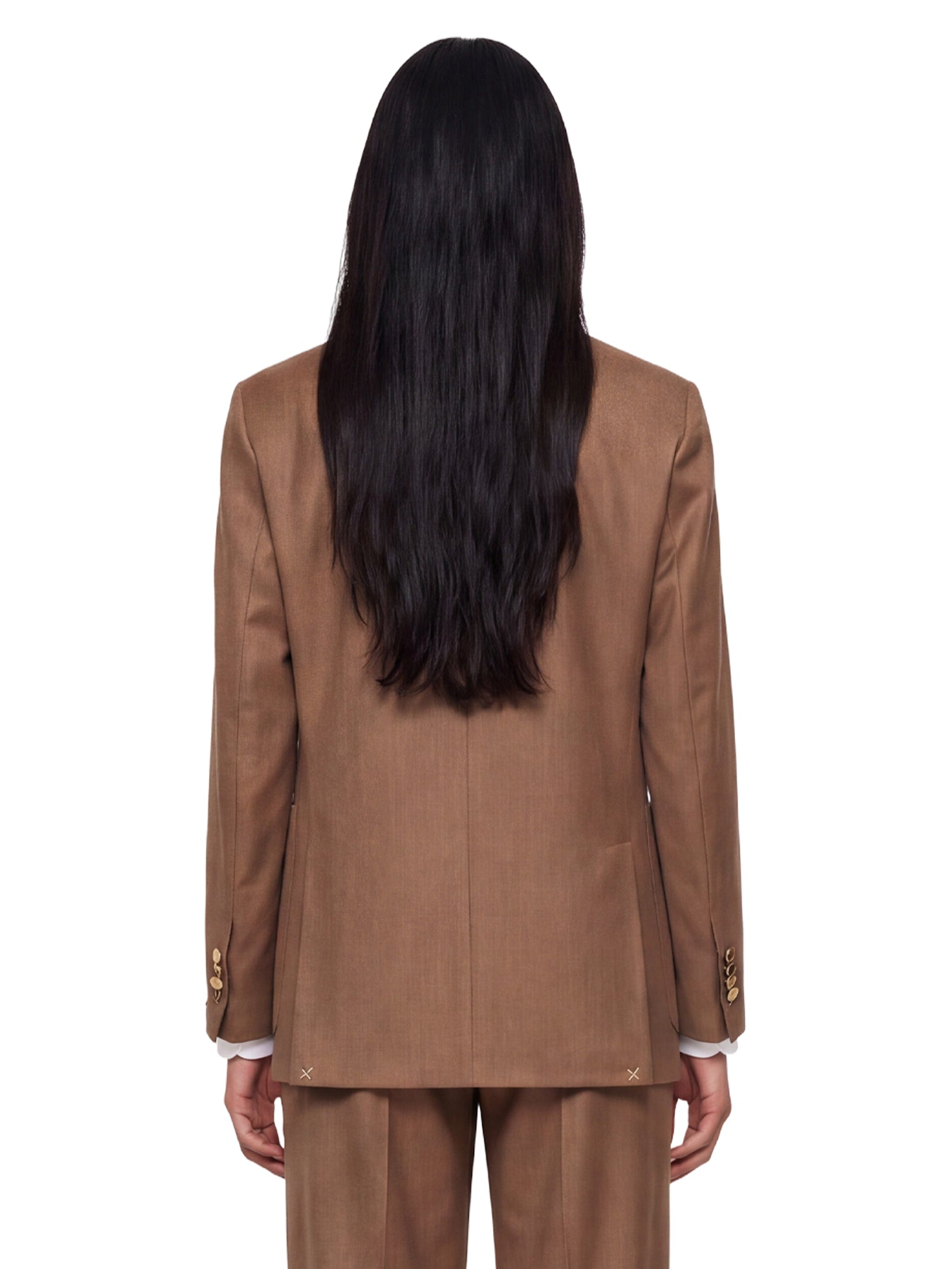 Giacca doppiopetto Blanchette in marrone 