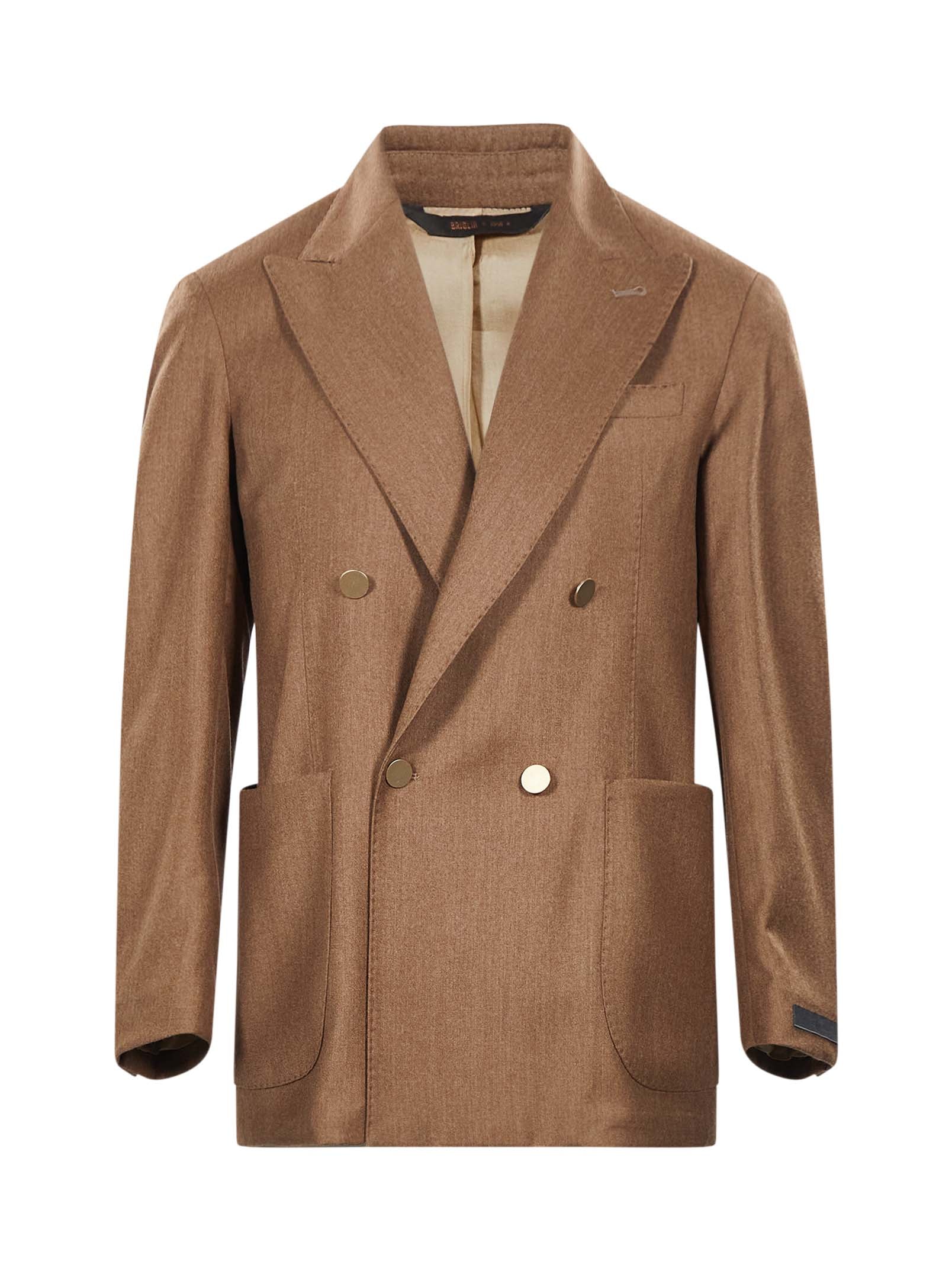 Giacca doppiopetto Blanchette in marrone 